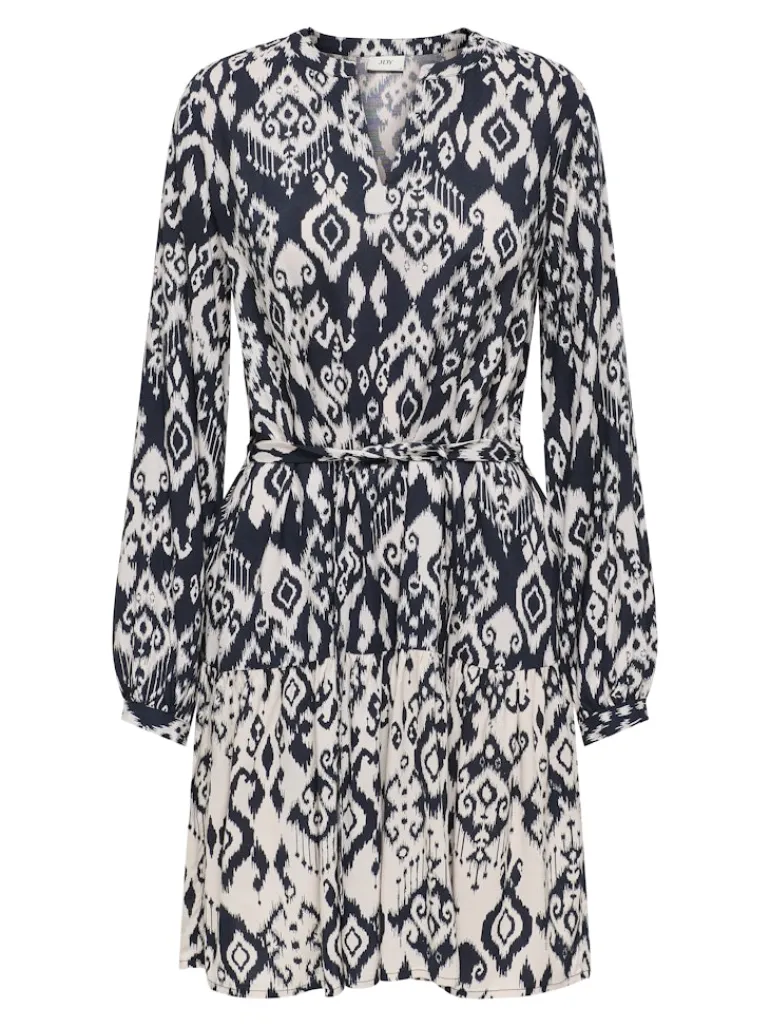 JDYTIGER LIFE L/S DRESS WVN phantom