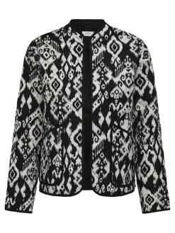 JDYTIGER L/S BOMBER WVN black