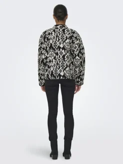 JDYTIGER L/S BOMBER WVN black