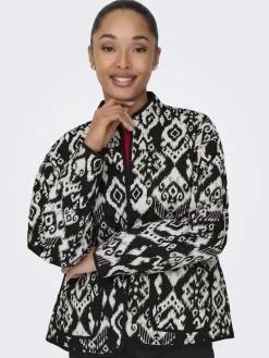 JDYTIGER L/S BOMBER WVN black