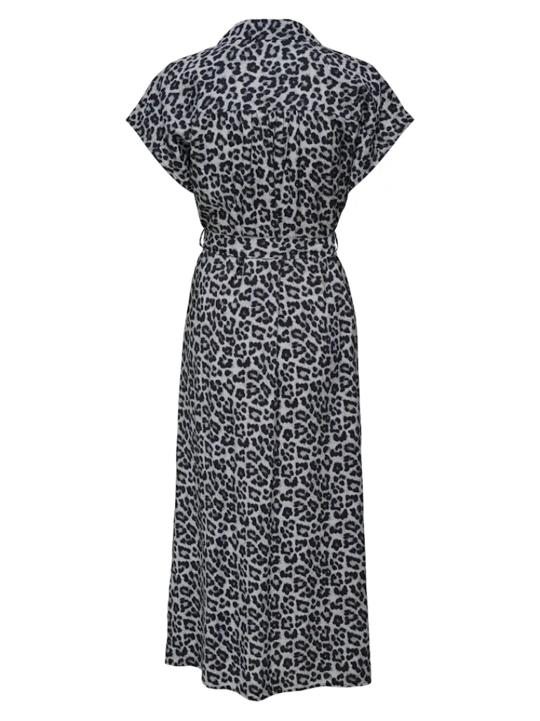JDYTROYA LIFE S/L MIDI DRESS WVN DIA monument