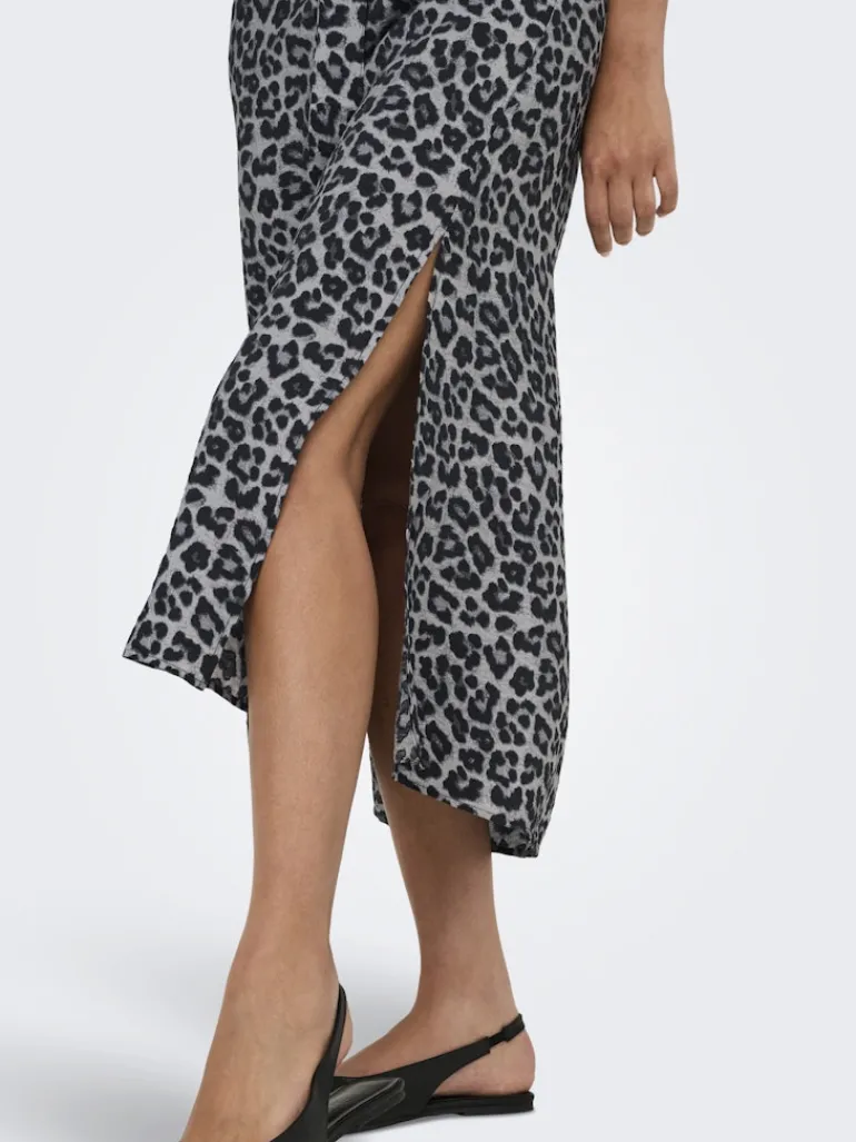 JDYTROYA LIFE S/L MIDI DRESS WVN DIA monument