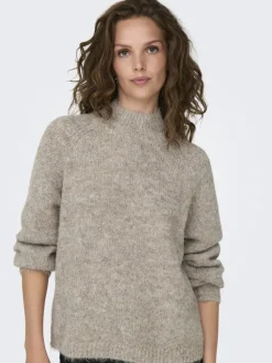 JDYZOEY LIFE L/S HN RAGLAN PUL KNT NOOS chateau gray