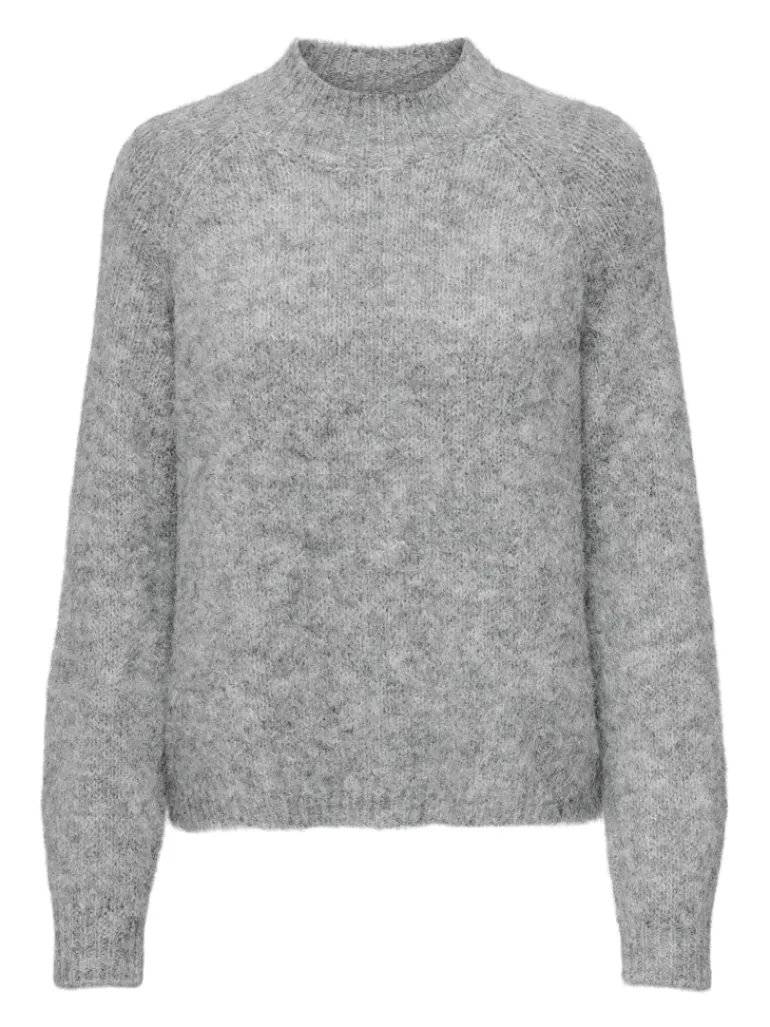 JDYZOEY LIFE L/S HN RAGLAN PUL KNT NOOS light grey melange