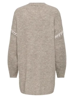 JDYZOEY LIFE L/S STITCH CARDIGAN KNT chateau gray