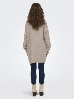 JDYZOEY LIFE L/S STITCH CARDIGAN KNT chateau gray