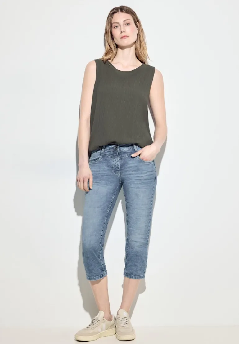3/4 Jeans authentic used wash