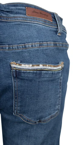 Jeansbermudas Honey 11010 blau