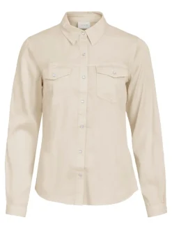 Jeansbluse birch