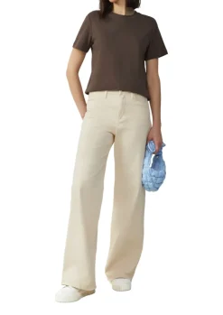 Jeans-Hose beige