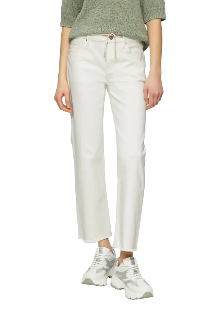 Jeans-Hose creme
