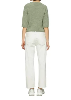 Jeans-Hose creme