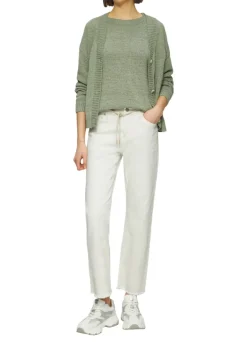 Jeans-Hose creme