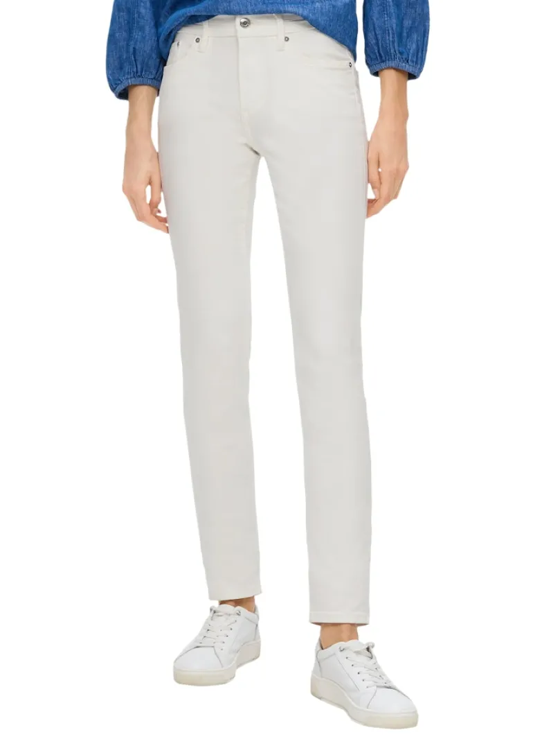 Jeans-Hose creme