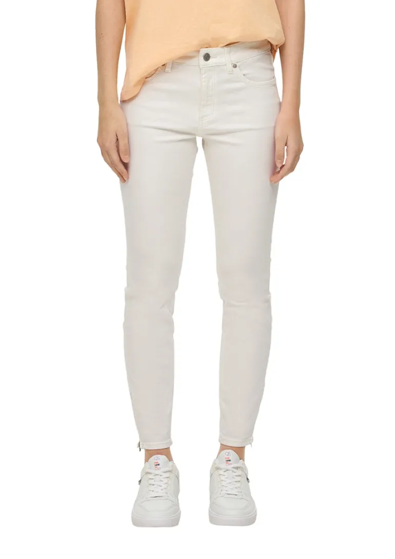 Jeans-Hose creme