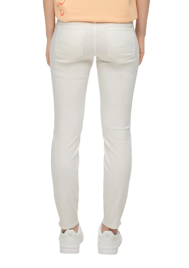 Jeans-Hose creme