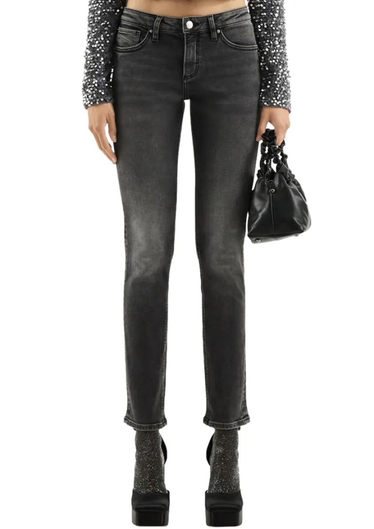 Jeans-Hose grau