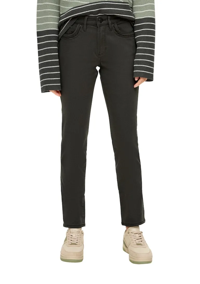 Jeans-Hose olive
