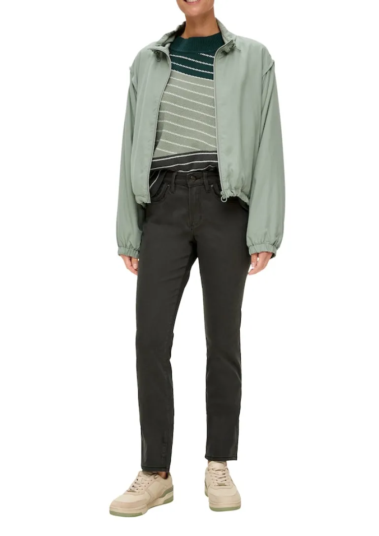 Jeans-Hose olive