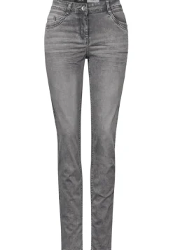Jeans im Casual Fit mid grey random wash
