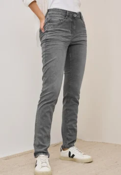 Jeans im Casual Fit mid grey random wash