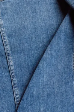 Jeansjacke im Used-Look blue light washed
