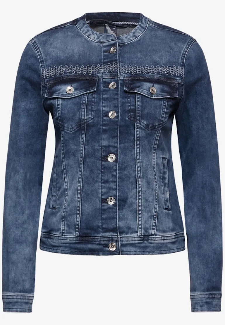 Jeansjacke mid blue wash