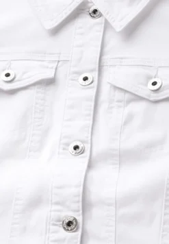 Jeansjacke mit Taschen white