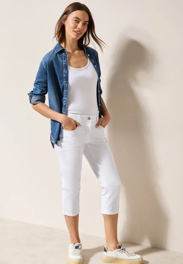 3/4 Jeans white