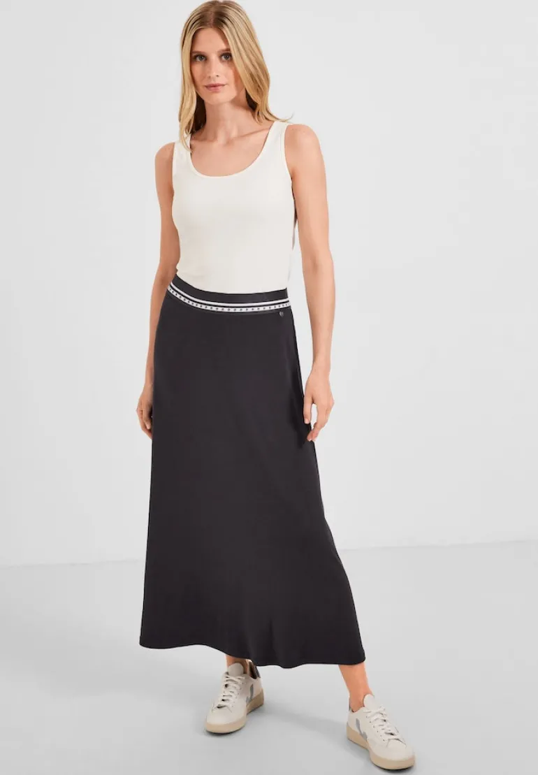 Jersey Maxi Rock carbon grey