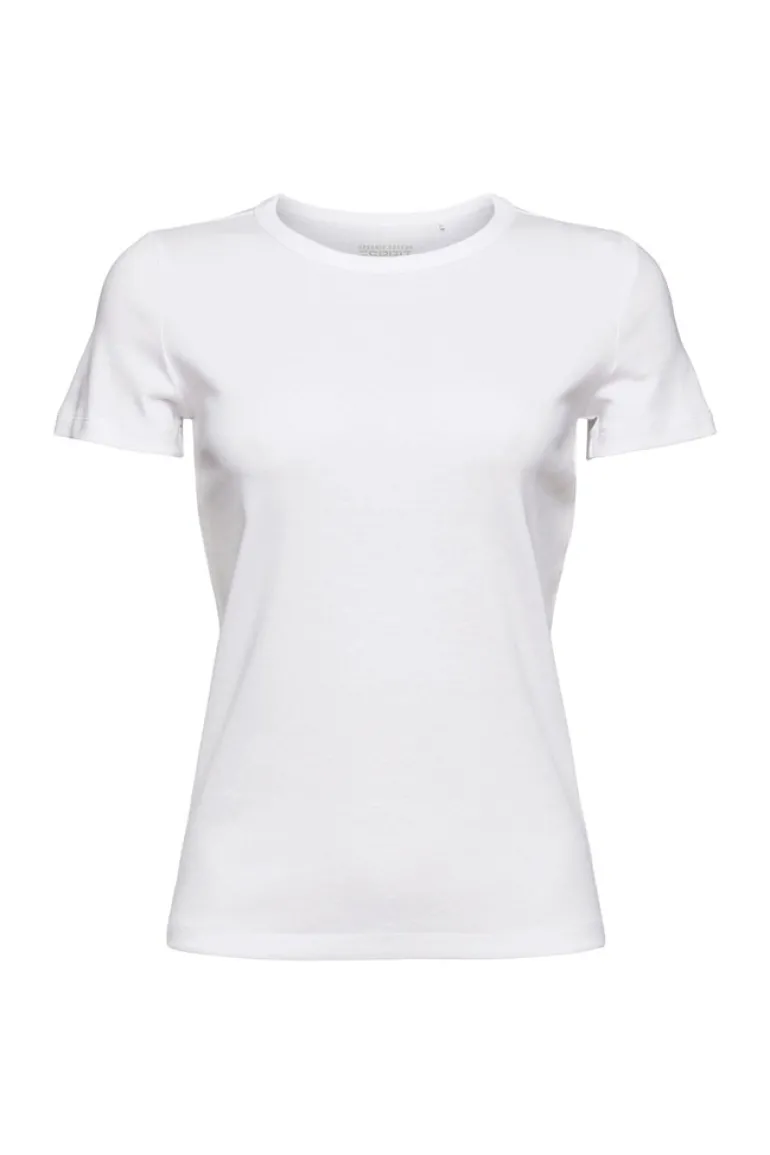 Jersey-Shirt aus 100% Organic Cotton white