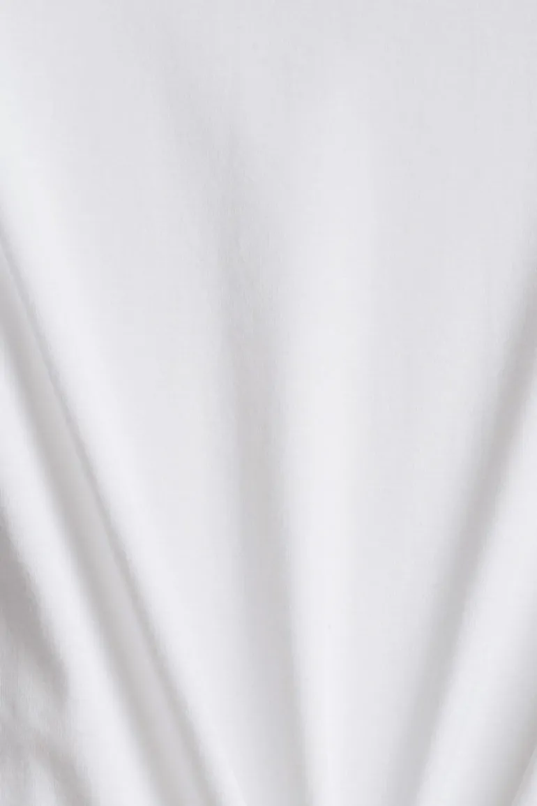 Jersey-Shirt aus 100% Organic Cotton white