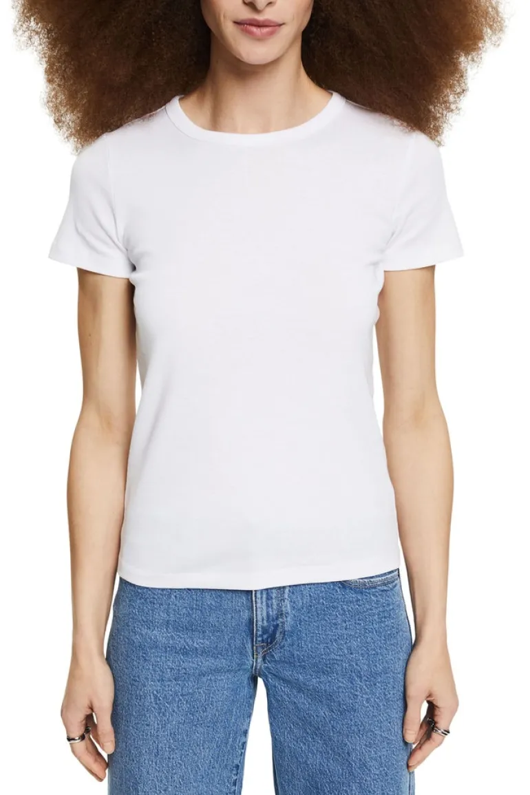 Jersey-Shirt aus 100% Organic Cotton white