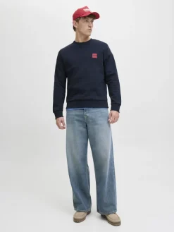 JJBRANDY SWEAT CREW NECK LN sky captain