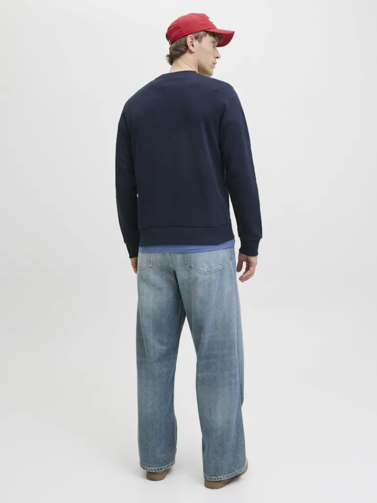 JJBRANDY SWEAT CREW NECK LN sky captain