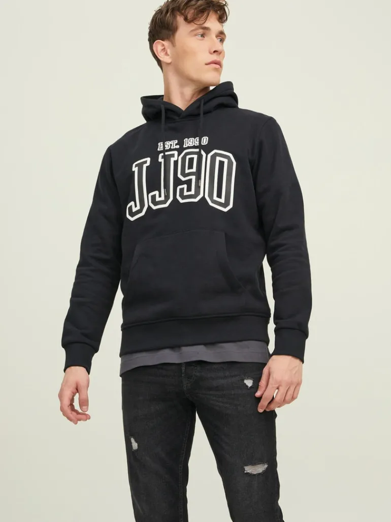 JJCEMB SWEAT HOOD black