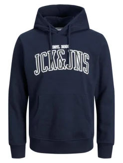 JJCEMB SWEAT HOOD navy blazer