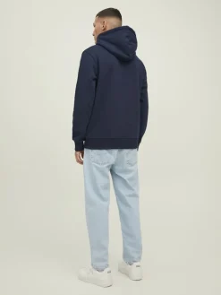 JJCEMB SWEAT HOOD navy blazer