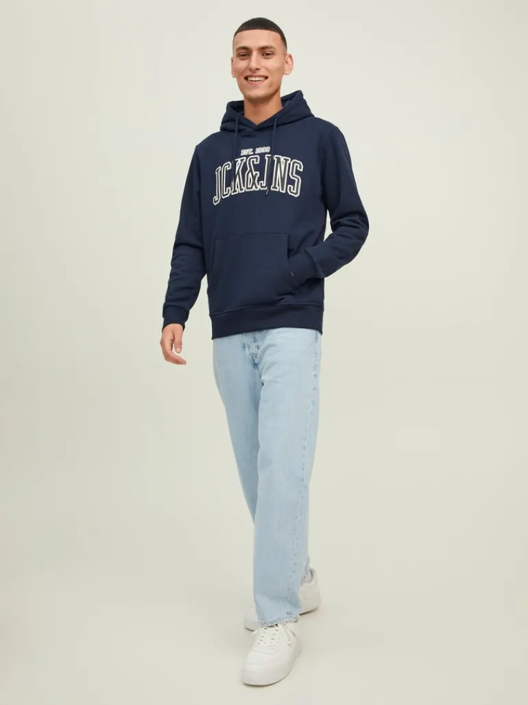 JJCEMB SWEAT HOOD navy blazer