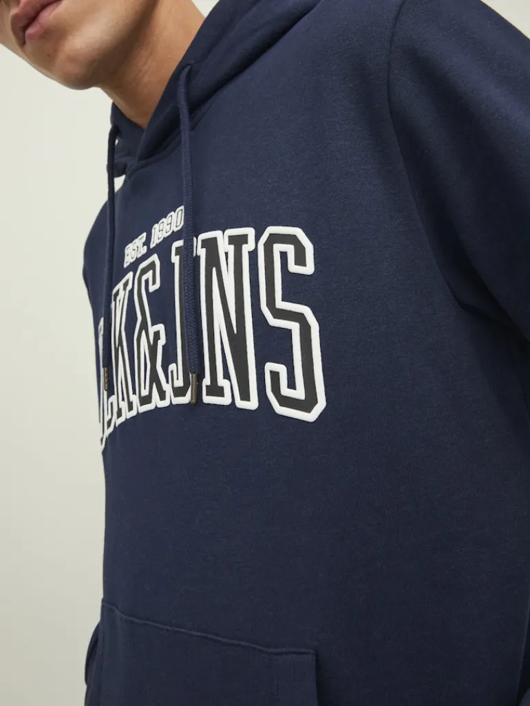 JJCEMB SWEAT HOOD navy blazer