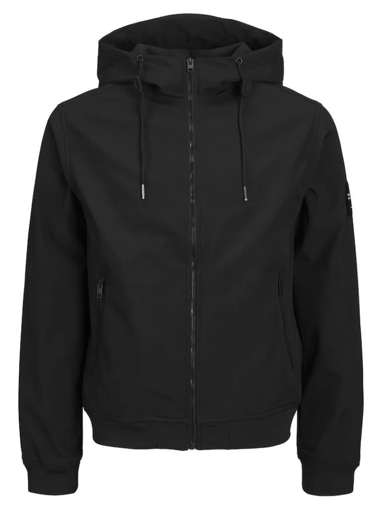 JJEBASIC SOFTSHELL HOOD NOOS black