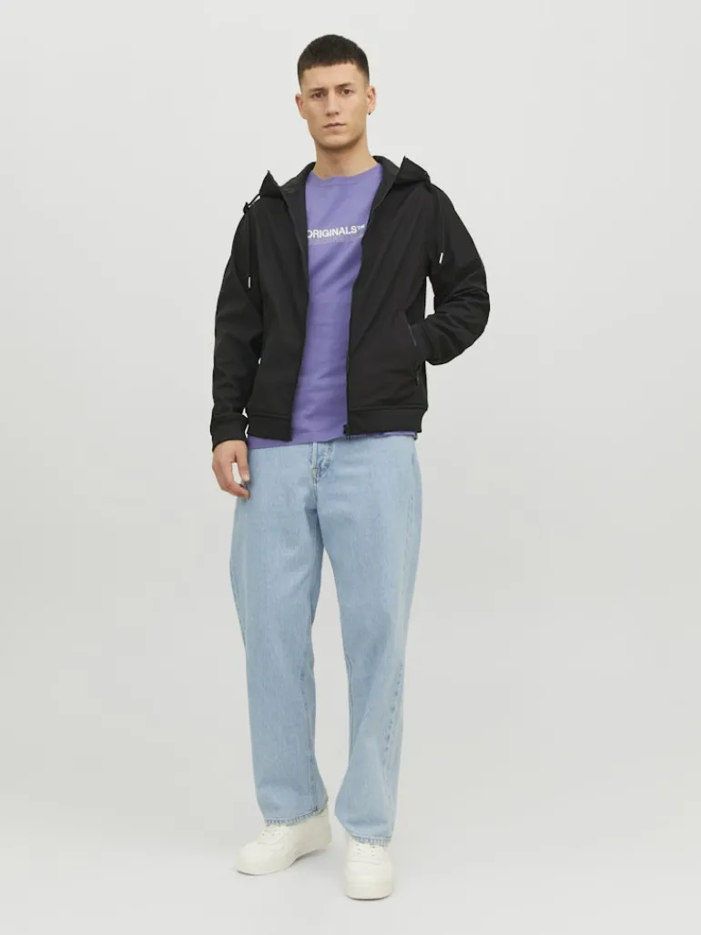 JJEBASIC SOFTSHELL HOOD NOOS black