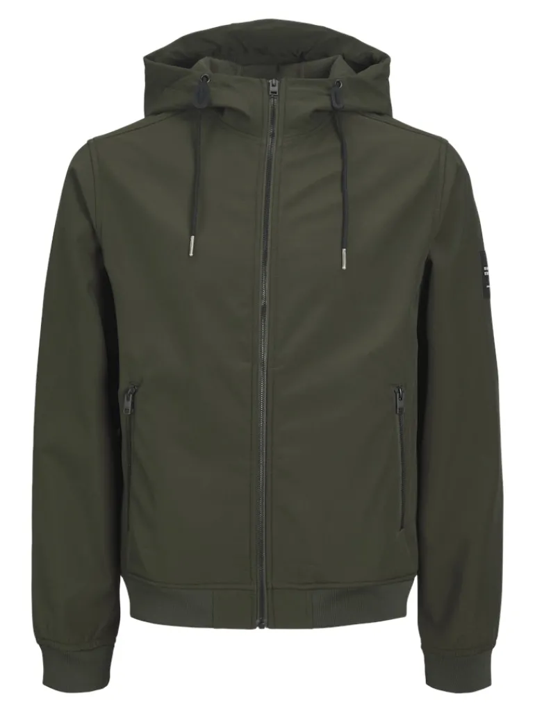 JJEBASIC SOFTSHELL HOOD NOOS rosin