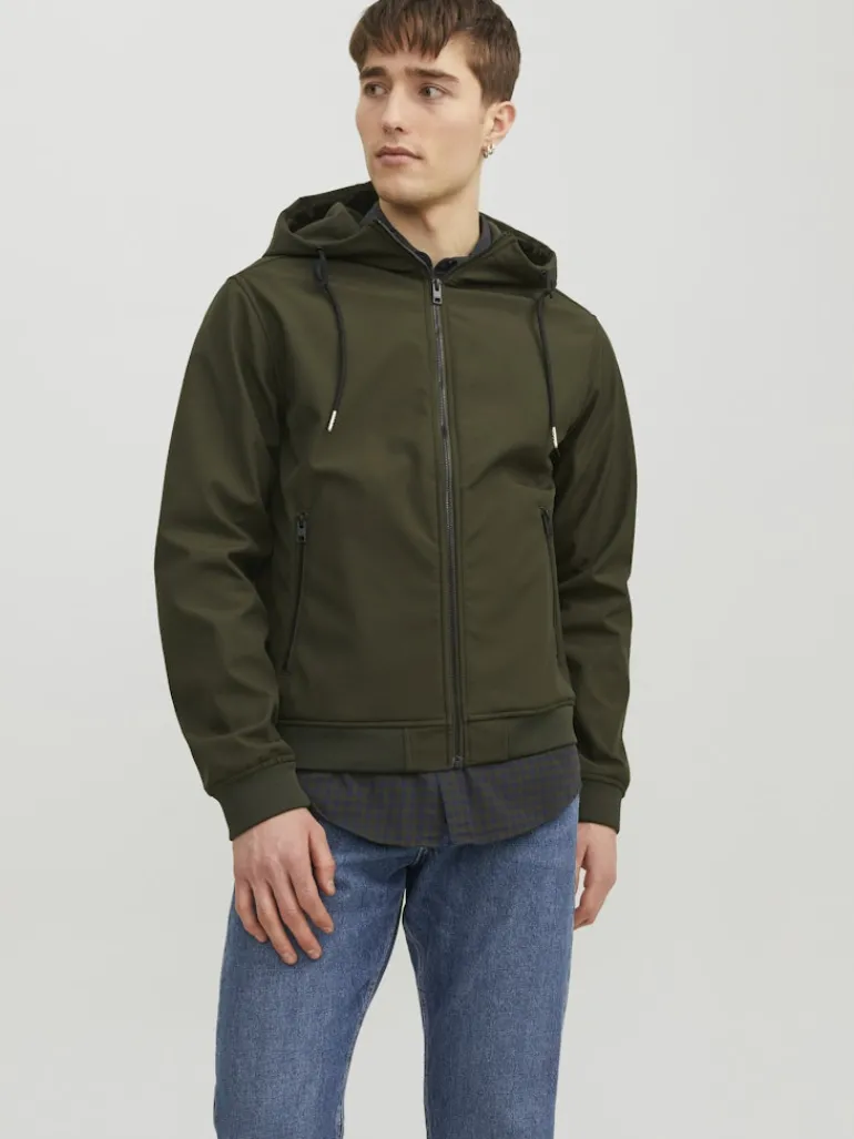 JJEBASIC SOFTSHELL HOOD NOOS rosin