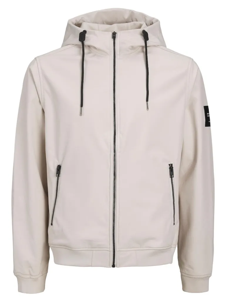 JJEBASIC SOFTSHELL HOOD NOOS moonbeam