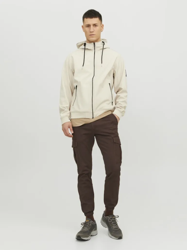 JJEBASIC SOFTSHELL HOOD NOOS moonbeam