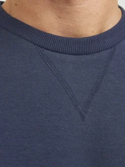 JJEBASIC SWEAT CREW NECK NOOS navy blazer