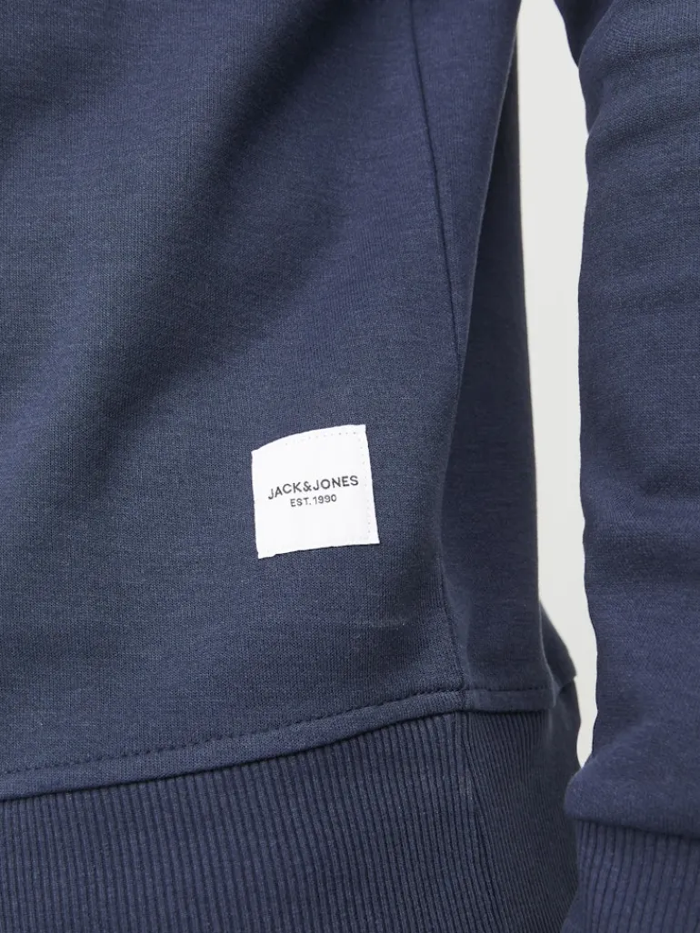 JJEBASIC SWEAT CREW NECK NOOS navy blazer