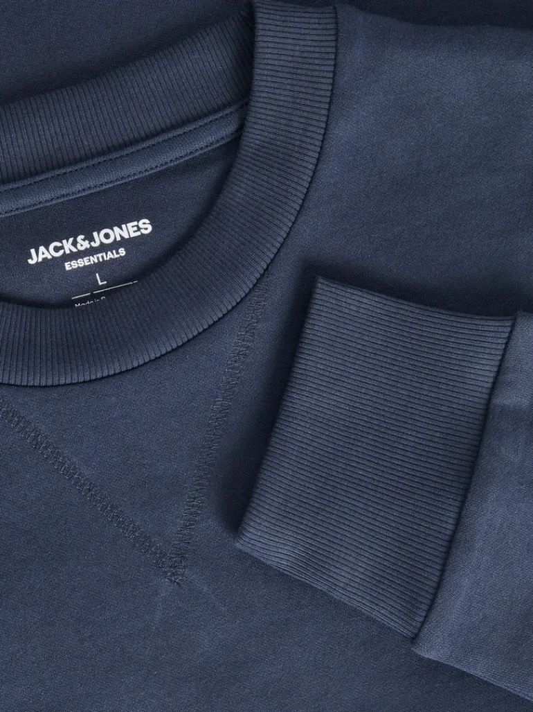 JJEBASIC SWEAT CREW NECK NOOS navy blazer