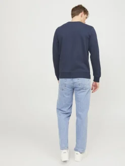 JJEBASIC SWEAT CREW NECK NOOS navy blazer